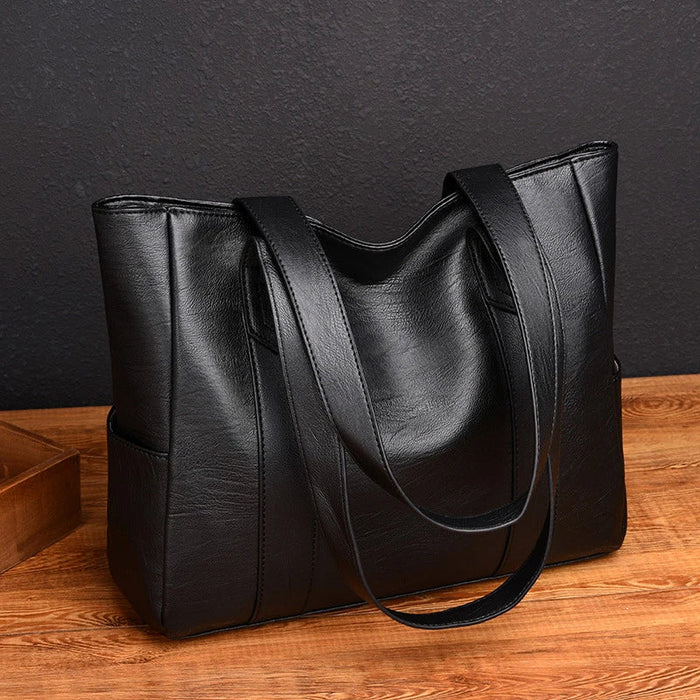 Bolsa de Couro Feminina Executiva Luxo