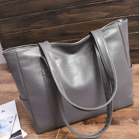 Bolsa de Couro Feminina Executiva Luxo