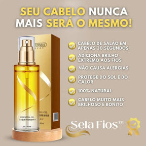 Spray de Cabelo SelaFios 10 em 1 + Brinde